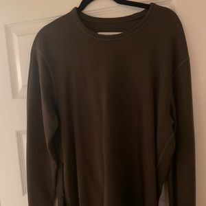 Reigning Champ Men’s Side Zip Crew Sweatshirt